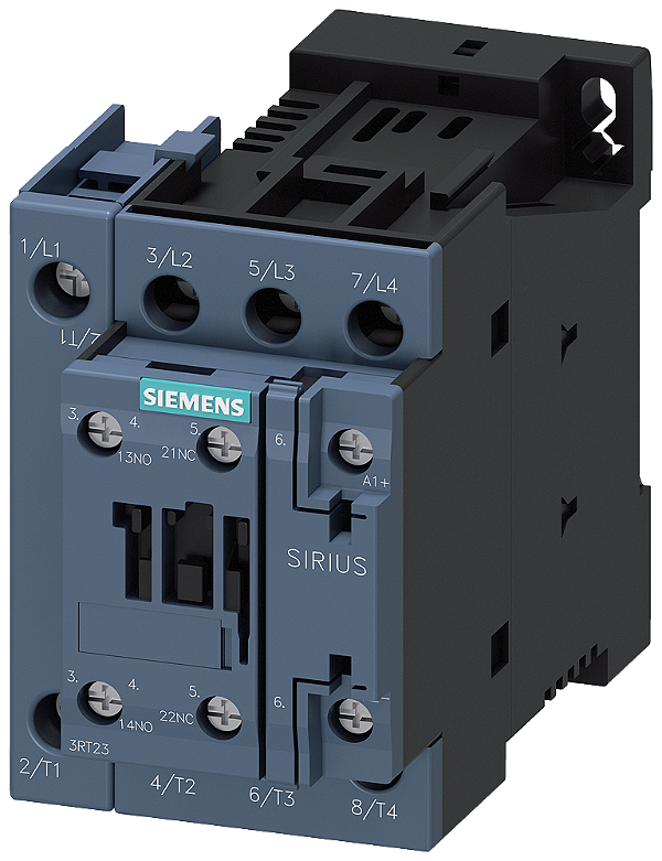 Contator 4P(4Na) Ac1:50A 110Vcc 3RT2327-1BF40 SIEMENS