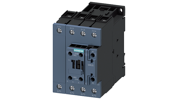 Contator CA-1 110 A 400 V / 40 ºC De 4 Polos Ca/Cc 20-33 V 50/60 Hz Com Varistor Integrado Contatos Auxiliares 1 Na + 1 Nf Conexão Parafusada Tamanho Da Estrutura S2 Contator Sirius 3RT23 Para Comutação De Consumidores Pouco 3RT2337-1NB30 Siemens