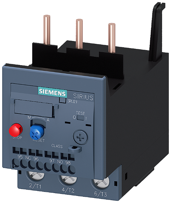 Relé De Sobrecarga 62 73 A Térmico Para Proteção De Motor Tamanho S2 Classe 10A Montagem Em Contator Circuito Principal Parafuso Circuito Auxiliar Terminal De Mola Reset Manual Automático Relé De Sobrecarga Térmico Sirius Para A 3RU2136-4KD0 Siemens