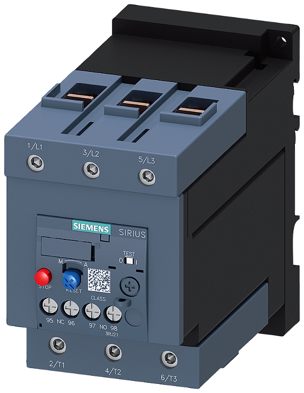 Relé De Sobrecarga 57 75 A Térmico Para Proteção De Motor Tamanho S3 Classe 10 Instalação De Funcionamento Individual Circuito Principal Parafuso Circuito Auxiliar Parafuso Reset Manual Automático Relé De Sobrecarga Térmico 3RU2146-4KB1 Siemens