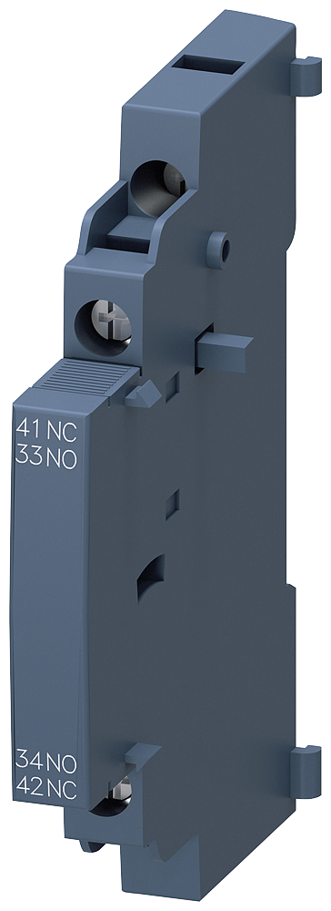 Interruptor Auxiliar Montável De Lado 1NA+1NF Conexão Parafusada Para Disjuntor Simples Eficiente E Sempre Atual - O Sistema De Componentes Modulares Sirius 3RV2901-1A Siemens