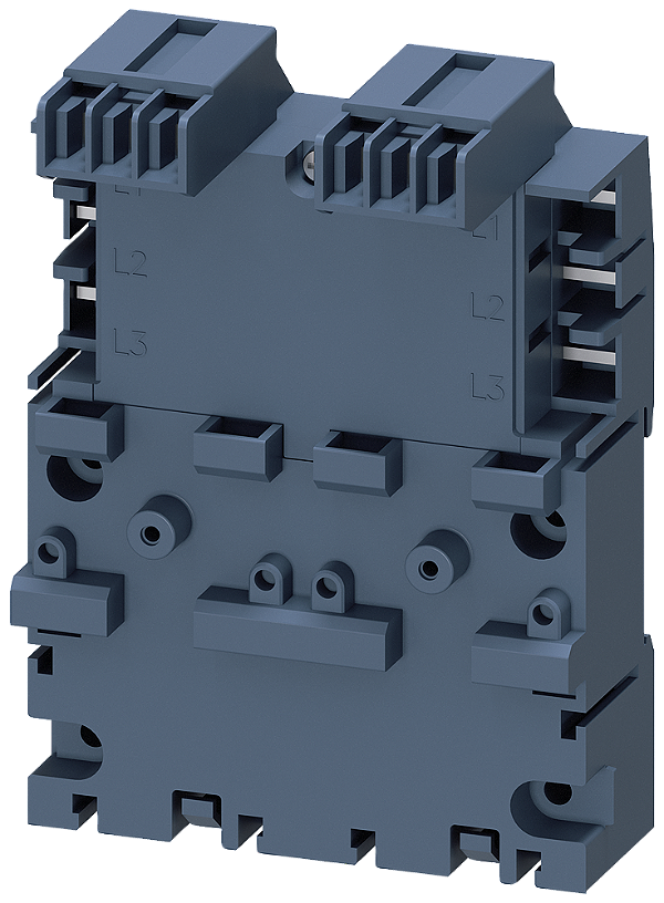 Barra Coletora De 3 Fases Incluindo Conector De Expansão Para 2 Disjuntores Tamanho S00 E S0 Simples Eficiente E Sempre Atual - O Sistema De Componentes Modulares Sirius 3RV2917-4A Siemens