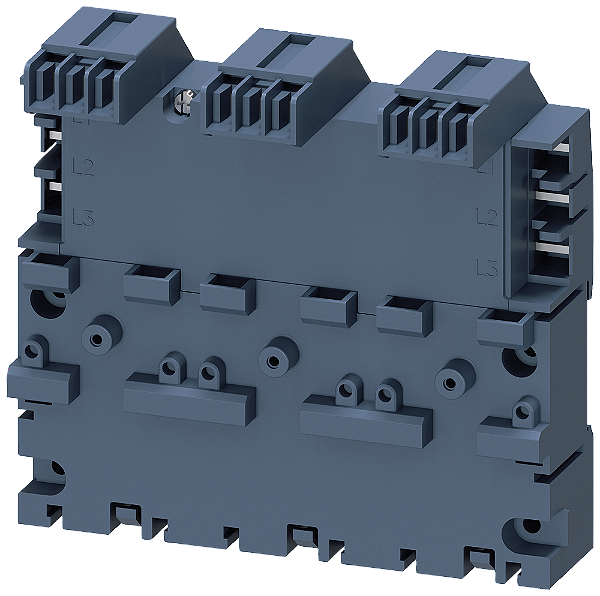 Barra Coletora De 3 Fases Incluindo Conector De Expansão Para 3 Disjuntores Tamanho S00 E S0 Simples Eficiente E Sempre Atual - O Sistema De Componentes Modulares Sirius 3RV2917-4B Siemens