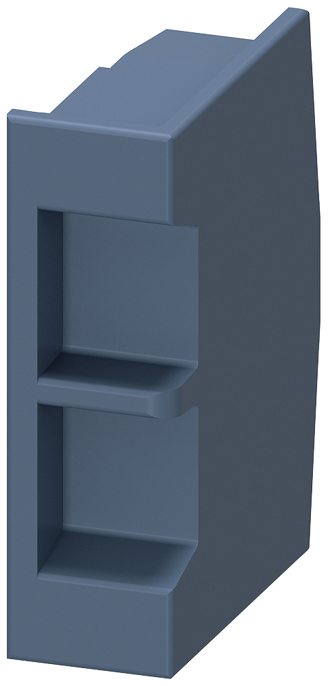 Cobertura Definitiva Para Barra Coletora De 3 Fases 3RV2917 Embalagem Para Múltiplas Peças 10 Peças Simples Eficiente E Sempre Atual - O Sistema De Componentes Modulares Sirius 3RV2917-6A Siemens