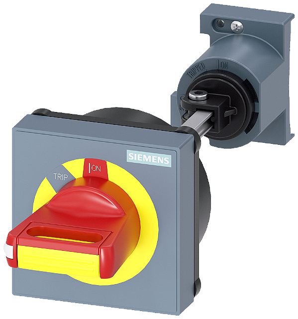 Acionamento Giratório Do Acoplamento Da Porta Parada De Emergência Tamanho S00 S3 Eixo De 130 Mm Simples Eficiente E Sempre Atual - O Sistema De Componentes Modulares Sirius 3RV2926-1C Siemens