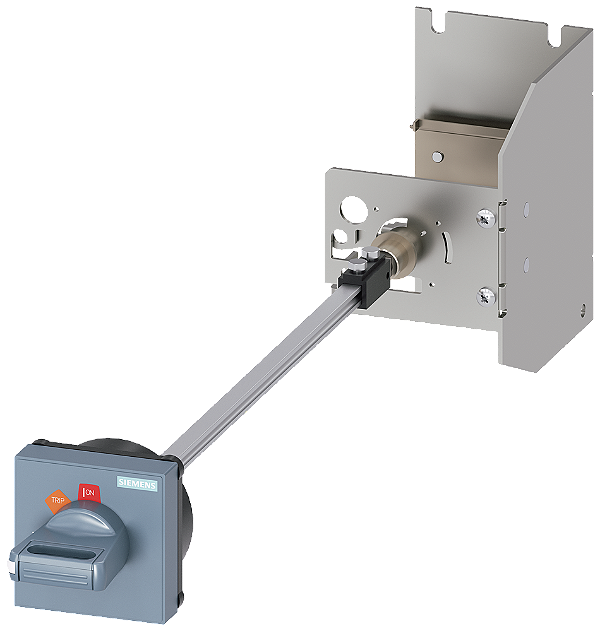 Acionamento Giratório Do Acoplamento Da Porta Para Condições Difíceis Para Disjuntor Tamanho Da Estrutura S00/S0 Manopla Cinza Simples Eficiente E Sempre Atual - O Sistema De Componentes Modulares Sirius 3RV2926-3B Siemens