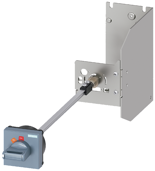 Acionamento Giratório Do Acoplamento Da Porta Para Condições Difíceis Para Disjuntor Tamanho Da Estrutura S2 Manopla Cinza Simples Eficiente E Sempre Atual - O Sistema De Componentes Modulares Sirius 3RV2936-3B Siemens