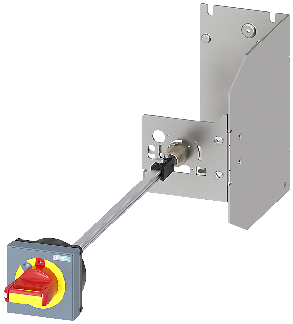 Acionamento Giratório Do Acoplamento Da Porta Para Condições Difíceis Para Disjuntor Tamanho S2 Manípulo Sem Parada De Emergência Simples Eficiente E Sempre Atual - O Sistema De Componentes Modulares Sirius 3RV2936-3C Siemens