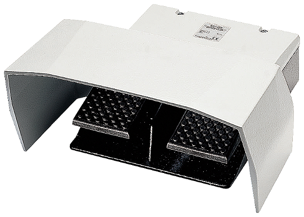 Interruptor De Pé 2 Pedais Com Tampa Sem Engate Carcaça Metálica IP65 Entrada De Cabo M25 X 1,5 Elementos De Chaveamento De Ação Lenta 1NA+1NF Por Pedal Botão De Base Sirius 3SE29 Como Dispositivo De Acionamento Em Partes Da 3SE2932-0AA20 Siemens