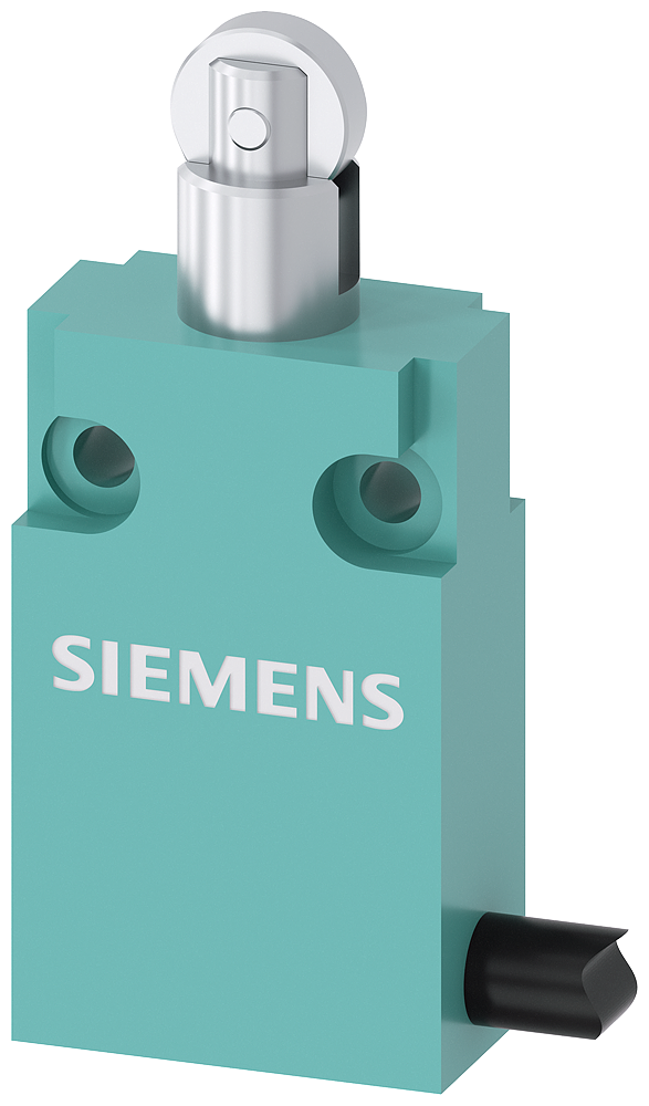 Interruptor De Posição No Formato Compacto De 30 Mm De Largura Com Cabo De Interligação De 2 M Elemento De Ação Brusca 1NA+1NF Com Êmbolo De Roletes Interruptor De Posição Mecânico Sirius 3SE5 Para A Deteção Da Posição E 3SE5413-0CD20-1EA2 Siemens