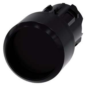 Botão 22 Mm Redondo Plástico Preto Anel Frontal Alto Tecla Com Retorno Botão De Pressão Sirius Act Para A Comutação E O Comando De Consumidores Elétricos Sob O Nome De Marca Sirius Act A Siemens Disponibiliza Um Portfólio 3SU1000-0CB10-0AA0 Siemens