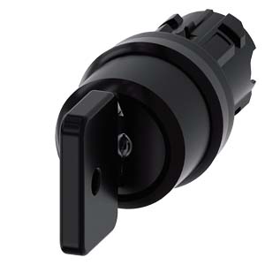 Interruptor De Chave O M R 22 Mm Redondo Plástico Número Do Fecho 73034 Preto Com 2 Chaves 3 Posições De Comutação I-O-Ii De Encaixe Ângulo De Comutação 2x45 10 30h/12h/13 30h Retirada Da Chave O Interruptor De Chave Sirius 3SU1000-4HL01-0AA0 Siemens