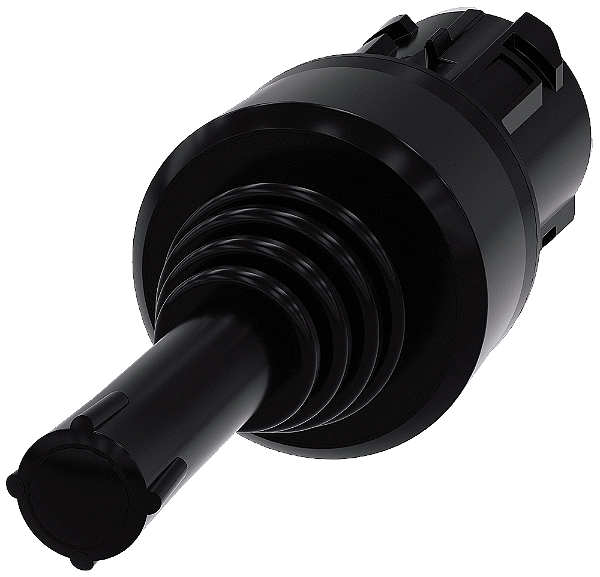 Comutador De Barras Cruzadas 22 Mm Redondo Plástico Preto 2 Posições De Comutação Horizontal Tecla Com Retorno Sem Travamento Mecânico Comutador De Coordenadas Sirius Act Para Tarefas De Navegação Simples Sob O Nome De 3SU1000-7AC10-0AA0 Siemens