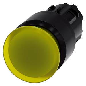 Frontal Botao Cog 30Mm Plas Ilu Ret Am 3SU1001-1AA30-0AA0 SIEMENS