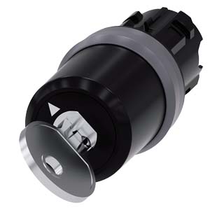 Front Comut Anel Chv Ces 2Pos Ret 3SU1030-5BF11-0AA0 SIEMENS