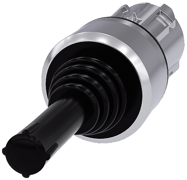 Comutador De Barras Cruzadas 22 Mm Redondo Metal De Alto Brilho Preto 2 Posições De Comutação Tecla Com Retorno Horizontal Sem Travamento Mecânico Comutador De Coordenadas Sirius Act Para Tarefas De Navegação Simples Sob O 3SU1050-7AC88-0AA0 Siemens