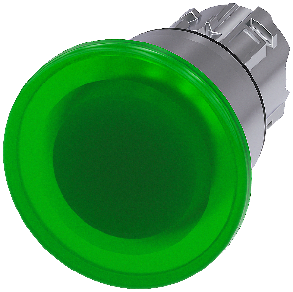 Frontal Botao Cog 40Mm Met Ilu Ret Vd 3SU1051-1BA40-0AA0 SIEMENS