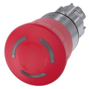 Frontal Botao Emer Cog Ilu 40Mm Met Rot 3SU1051-1HB20-0AA5 SIEMENS