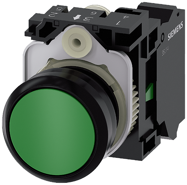 Botao Pla Ilu 110V Mom Mola 1Na Vd 3SU1103-0AB40-3BA0 SIEMENS
