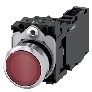 Botao Met Ilu 24V Mom Para 1Na+1Nf Vm 3SU1152-0AB20-1FA0 SIEMENS