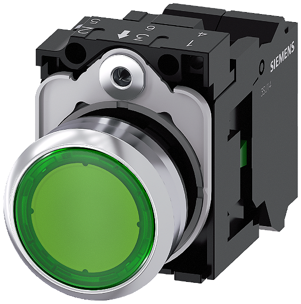 Botao Met Ilu 230V Mom Mola 1Na Am 3SU1156-0AB40-3BA0 SIEMENS
