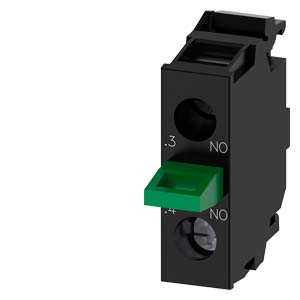 Módulo De Contatos Com 1 Elemento De Comutação 1NA Contatos Dourados Conexão Parafusada Para Fixação No Piso Módulo De Contactos Sirius Act Para A Comutação De Circuitos Elétricos Sob O Nome De Marca Sirius Act A Siemens 3SU1400-2AA10-1LA0 Siemens