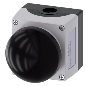 Botoeira 22Mm Plastica Tampa Preta 1Bot 3SU1801-2GA00-2AA1 SIEMENS