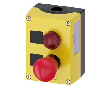 Botoeira 22Mm Plastica Tampa Ama 2Bot 3SU1802-0NB00-2AB2 SIEMENS