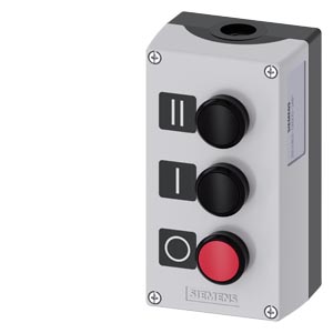 Botoeira 22Mm Plastica Tampa Cinza 3Bot 3SU1803-0AD00-2AB1 SIEMENS