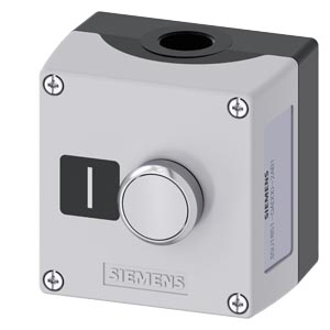 Botoeira 22Mm Metal Cinza 1 Botão 3SU1851-0AD00-2AB1 SIEMENS