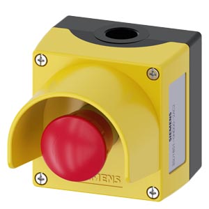 Botoeira 22Mm Metal Tampa Amarelo 1Botão 3SU1851-0ND00-2AC2 SIEMENS