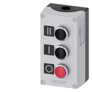 Botoeira 22Mm Metal Cinza 3 Botões 3SU1853-0AD00-2AB1 SIEMENS