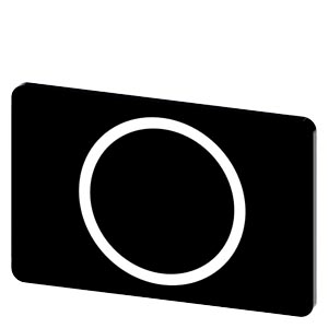 Placa De Designação Para Encaixar Ou Colar No Suporte De Placa Tamanho Da Etiqueta 17,5x27 Mm Placa Preta Inscrição Em Branco Com Símbolo Gráfico O Placa De Designação Para A Inscrição Dos Aparelhos De Comando E Comunicação 3SU1900-0AD16-0QA0 Siemens