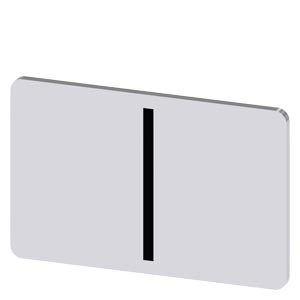 Placa De Designação Para Encaixar Ou Colar No Suporte De Placa Tamanho Da Etiqueta 17,5x27 Mm Placa Prateada Inscrição Em Preto Com Símbolo Gráfico I Placa De Designação Para A Inscrição Dos Aparelhos De Comando E 3SU1900-0AD81-0QB0 Siemens