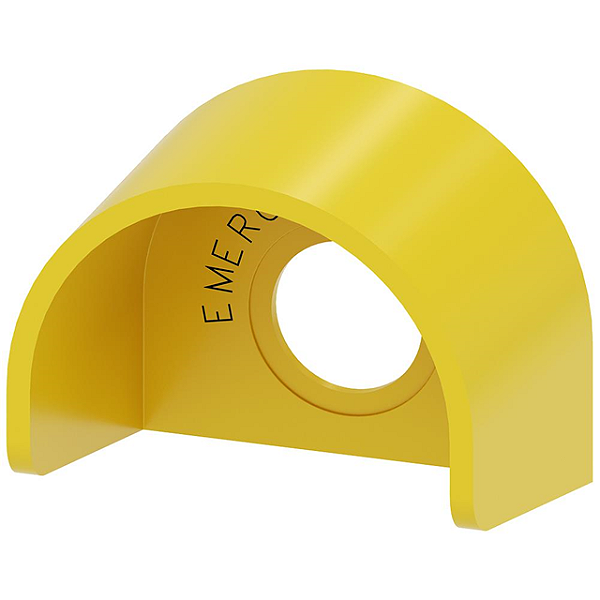 Colar De Proteção Para Botão De Pressão De Parada De Emergência Em Forma De Cogumelo Sem Ou Com Fecho Ronis Design 22 Mm Amarelo Plástico Rebordo De Proteção Como Acessório Para Os Aparelhos De Comando E Comunicação Sirius 3SU1900-0DY30-0AA0 Siemens