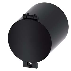Cobertura Selável Para Botão Alto 22 Mm Anel Frontal Alto Com Ameias Preto Capa Selável Como Acessório Para Os Aparelhos De Comando E Comunicação Sirius Act Sob O Nome De Marca Sirius Act A Siemens Disponibiliza Um 3SU1900-0EL10-0AA0 Siemens
