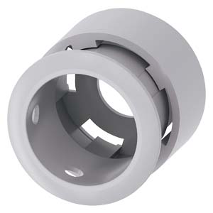 Colar De Proteção Para Botão De Parada De Emergência Em Forma De Cogumelo 40 Mm Para 5 Cadeados Cinza Rebordo De Proteção Como Acessório Para Os Aparelhos De Comando E Comunicação Sirius Act Sob O Nome De Marca Sirius Act A 3SU1950-0DX80-0AA0 Siemens