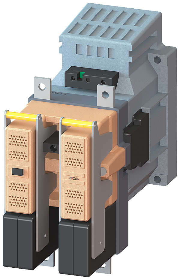Contator DC-3/DC-5 400 A De 2 Polos 110 V Cc Contatos Auxiliares 2 Na + 2 Nf Trilho De Conexão Tamanho 12 Contator 3TC Para Ligar Tensão Contínua 2 Polos Os Contatores Cc 3TC Convencem Pelo Seu Maior Desempenho Em Combinação Com 3TC5617-0AF4 Siemens