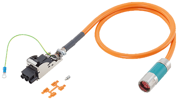 Cabo Pot 2,5M Com Conectores 6FX8002-5DN05-1AC5 Siemens