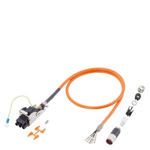 Cabo Pot 7M Com Conectores 4X6+2X1 5 6FX8002-5DN54-1AH0 Siemens