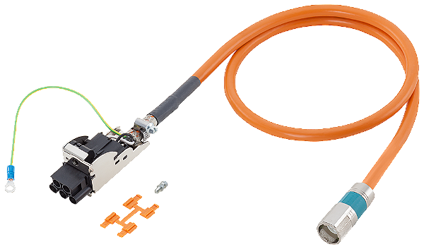 Cabo Pot 4M Com Conectores 4X2X1 5 6FX8002-5DS01-1AE0 Siemens