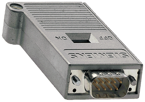 Conector Profibus Axial Pc/Op Simatic Netprofibus Conector De Encaixe Rs 485 Conector Do Barramento Com Saída De Cabo Axial Para Pc Industrial 6GK1500-0EA02 Siemens