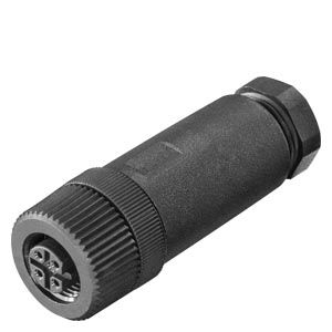 Conector Alimentação M12 B-Coded Simatic Net Contato De Sinalização M12 Conector De Cabo Contato De Sinalização M12 Conector De Cabo Pro Bucha De Conexão 6GK1908-0DC10-6AA3 Siemens