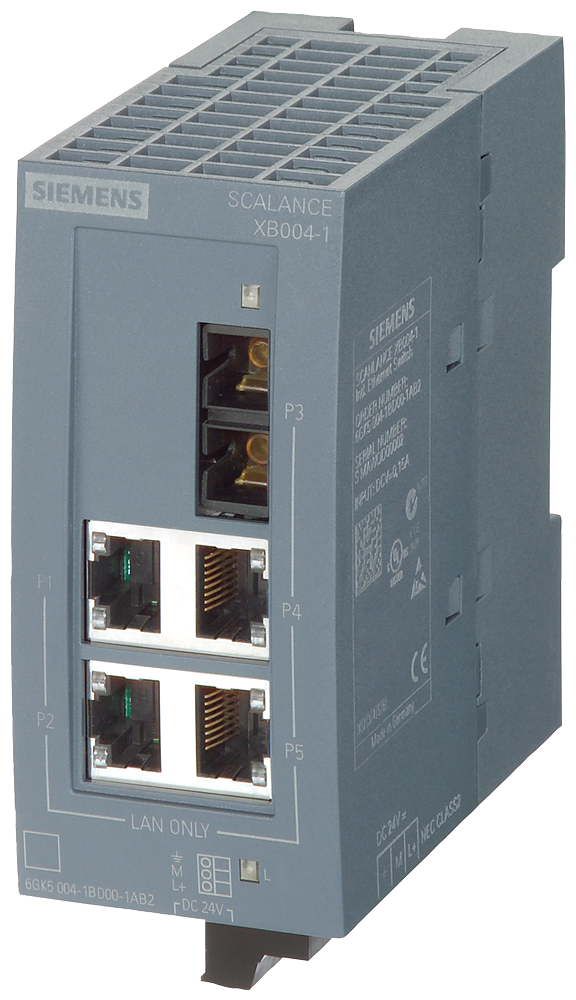 Scalance XB004-1LD Switch Compacto T rentáve008 6GK5004-1BF00-1AB2 Siemens