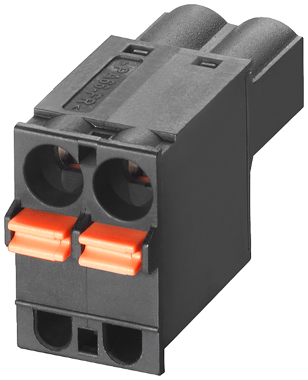 Bloco Term Com P/ 24VDC Scalance X W S Scalance Bloco De Fixação Para Scalance W X De 2 Polos Terminais Push-In Alimentação De Tensão Contato De Sinalização Bloco Terminal De Mola De Encaixe De 2 Polos Para Alimentação De 6GK5980-0BB10-0AA5 Siemens
