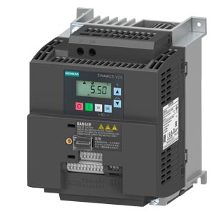 V20 200-240V 1AC Lo 3kW 13,6A Conversor De Frequência Sinamics V20 Simples Robusto Eficiente Para Aplicações Industriais E Comerciais Na Faixa De Tensão 1CA 200 V A 240 V O Sinamics V20 É Caracterizado Por Tempos Curtos De 6SL3210-5BB23-0UV1 Siemens