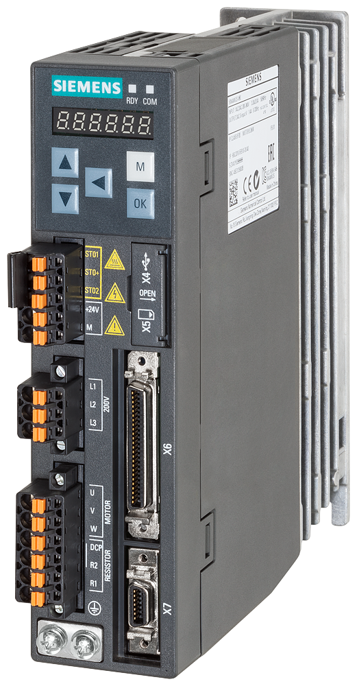V90 200240V 1/3Ac 0,2Kw 1,4A 6SL3210-5FB10-2UA2 Siemens