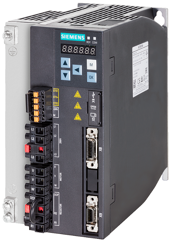 V90 200-240V 3AC 2KW 11,6A Pn Servoconversor Sinamics V90 O Sistema De Servoacionamento De Desempenho Otimizado E Operação Simples Para Inúmeras Tarefas De Motion-Control Com Foco Em Movimentos E Processamentos Dinâmicos O 6SL3210-5FB12-0UF0 Siemens