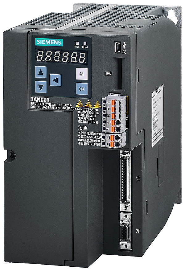 V90 380480V 3Ac 1,75Kw 5,3A 6SL3210-5FE11-5UA0 Siemens