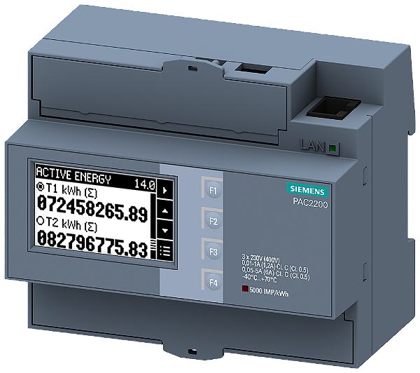Sentron Pac2200 5A Tcp 7KM2200-2EA30-1EA1 SIEMENS
